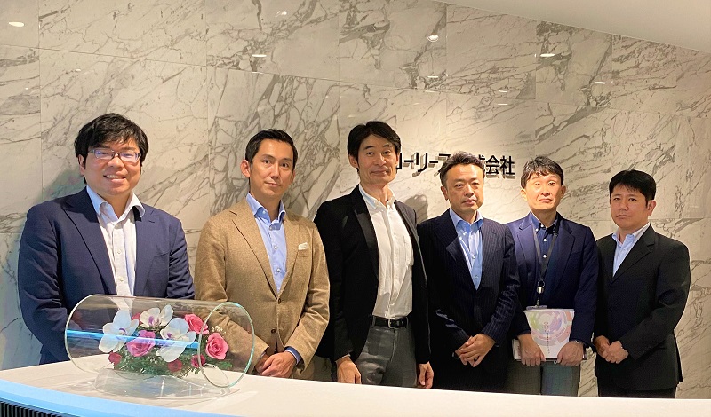 リコーリース株式会社 安藤様、池内様、鈴木様   i-nest capital 山中、塚本、放生會